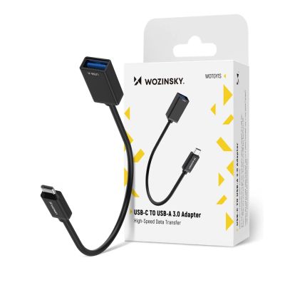 2. Wozinsky WOTGY1S USB-C 3.0 (männlich) - USB-A 3.0 (weiblich) OTG Adapter - Schwarz