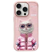Nimmy Cool&Cute 2.0 Katzenhülle für iPhone 16 Pro Max - Rosa