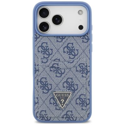 3. Guess 4G nauble Card Triange Hülle für iPhone 18 Pro Max / 17 Pro Max – blau