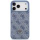 3. Guess 4G nauble Card Triange Hülle für iPhone 18 Pro Max / 17 Pro Max – blau