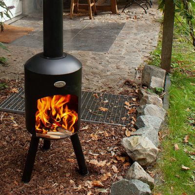 14. Bonfeu Bonbini Gartenkamin schwarz 2901