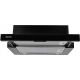 Teleskop-Dunstabzugshaube MAAN Corona 2 G 50 cm | LED | schwarzes Glas