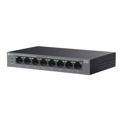 3. TP-Link LiteWave LS108GP Netzwerk-Switch, unmanaged Gigabit Ethernet (10/100/1000), PoE-Unterstützung, Schwarz