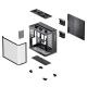 25. Jonsbo TK-4 Gehäuse, Midi-Tower, ATX, Tempered Glass – schwarz