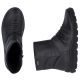 5. Rieker Z0066-00 Wasserdichte, gefütterte Damen-Lederstiefel, Schwarz