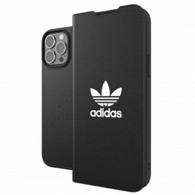 8. Adidas OR Booklet Case BASIC iPhone 13 Pro Max 6,7" czarno biały/black white 47127