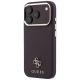 2. Guess Saffiano Small 4G & Classic Logo MagSafe Hülle für iPhone 18 Pro / 17 Pro - Burgunderrot