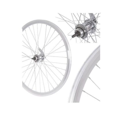 26'' Hinterrad mit Torpedokegel-Design, silber/silber