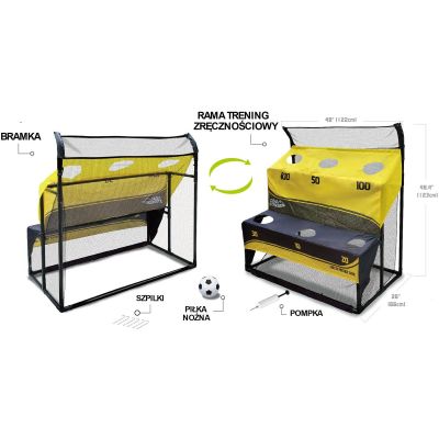 13. Fußballtrainingsset Tortrainingsrahmen 2in1