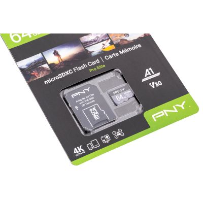 PNY PRO Elite microSDXC 64GB Speicherkarte