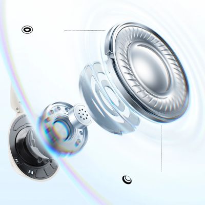 9. Baseus Bass BH1 NC Lite Kabelloser Over-Ear-Kopfhörer mit ANC – Weiß