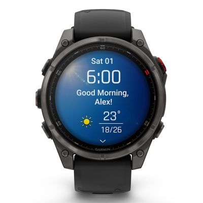 9. Garmin fenix 8 PRO 47mm AMOLED Saphirgrau Sportuhr