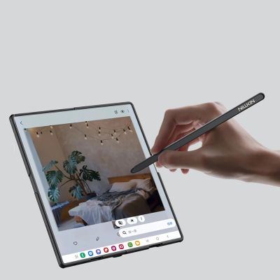 11. Nillkin Super Frosted Shield Fold Magnetische Schutzhülle für Samsung Galaxy Z Fold 7, MagSafe-kompatibel, mit S Pen Space – Schwarz