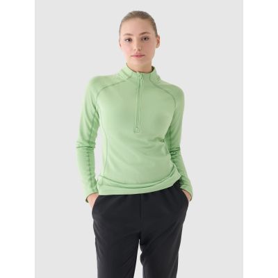 Damen-Trainings-Sweatshirt, schmal geschnitten, schnelltrocknend, Größe 4F 4FWAW24TFSWF411-41S
