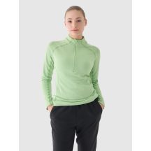 Damen-Trainings-Sweatshirt, schmal geschnitten, schnelltrocknend, Größe 4F 4FWAW24TFSWF411-41S