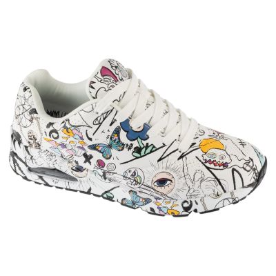 Skechers Uno – Process Sketch 183501-WBMT Weiß 42