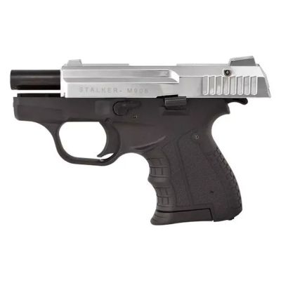 7. STALKER M906 BAS Alarm- und Signalpistole, Kal. .22 Long Blank (6 mm), glänzend verchromt