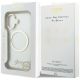 8. Guess IML Script Metal MagSafe Hülle für iPhone 17 - Transparent