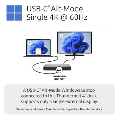 16. Kensington SD5760T – Dockingstation – USB-C / USB 4.0 / Thunderbolt 3 / Thunderbolt 4 – 2 x HDMI, Thunderbolt – Gigabit-Ethernet