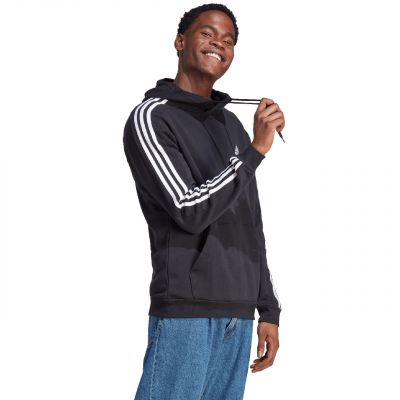 3. adidas Essentials Fleece 3-Streifen Hoodie M IB4028