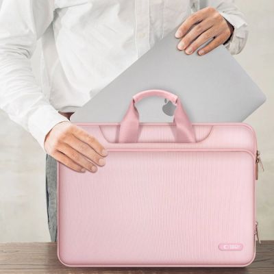 8. Tech-Protect Pocket Laptoptasche 15-16 – Rosa