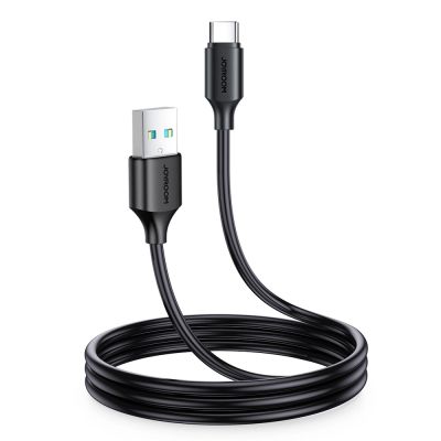 Joyroom Langlebiges USB-A/USB-C-Kabel der Serie A9 (3 A, 1 m) – Schwarz
