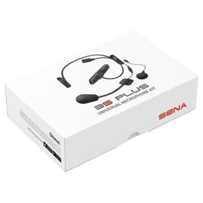 2. Sena 3S Plus Bluetooth 4.1 Motorrad-Intercom, Reichweite bis zu 400 m, Mikrofon am Kopfbügel und Kabel für 1 Helm