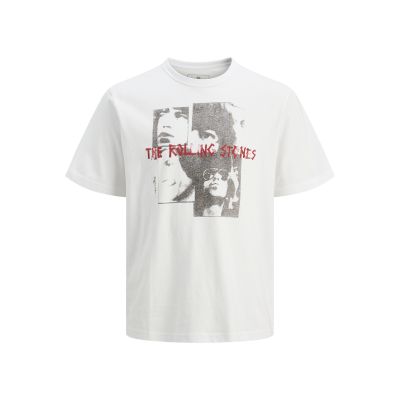 Jack&Jones Rolling Stones T-Shirt JPRBLUSTONES SS TEE 12284292 WEISS