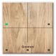 2. GrentonTouch-Panel / 4 Touchfelder / TF-Bus / helle Holzfront