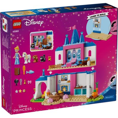 2. LEGO Disney 43283 – Cinderellas Schloss und ihre tierischen Freunde