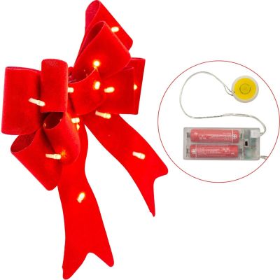 8. Dekorative Schleife 25 cm LED