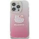3. Hello Kitty IML Gradient Electrop Kitty Head Hülle für iPhone 14 Pro – Rosa