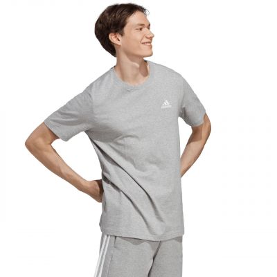 4. adidas Essentials Single Jersey, gesticktes kleines Logo, M, IC9288
