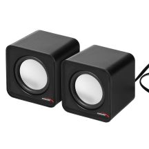 AUDIOCORE AC870B Computerlautsprecher-Set (2.0; schwarz)