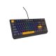 6. GENESIS THOR 230 TKL Gaming-Tastatur USB + RF Wireless + Bluetooth QWERTY Schwarz, Blau, Grau, Orange