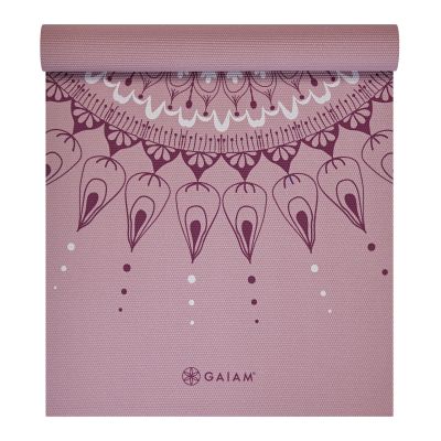 9. Gaiam Here & Now Dusty Rose Yogamatte 4 mm 65272