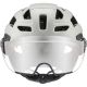 7. Fahrradhelm UVEX Finale Visier 56–61 cm, Sand/Weiß matt