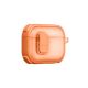 5. AmazingThing Titan Pro Mag Hülle, transparent, für AirPods Pro 3 – Orange