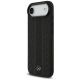2. Mercedes Leder Laurel Leaves Stripes MagSafe Case für iPhone 17 Air - Schwarz