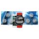 13. Gravity GT21-6 Smartwatch + rotes Silikonarmband