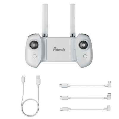 Gimbal-Drohnenfernsteuerung mit 1 USB-Ladekabel und 3 OTG-Kabeln