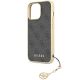 6. Guess 4G Charms Collection Hülle für iPhone 14 Pro – Grau
