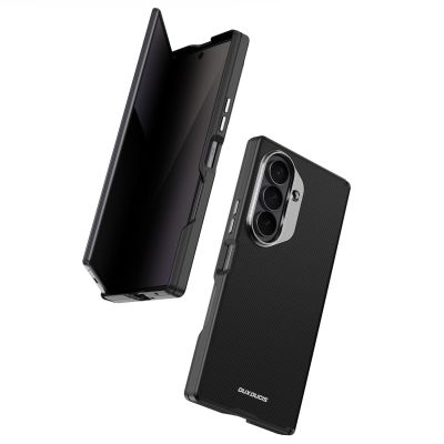 4. Dux Ducis Vyne MagSafe-kompatible Hülle für Samsung Galaxy Z Fold 8 Ultra – Schwarz