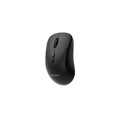5. GEMBIRD Kabellose Maus Dual-Modus (2,4 GHz + Bluetooth) 1600 DPI, 7 Tasten, Schwarz