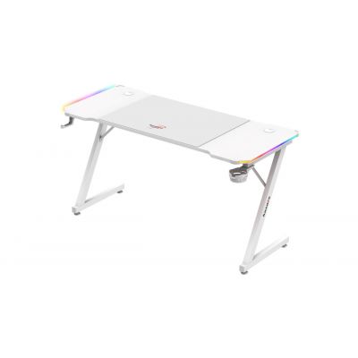 Huzaro Hero 3.3 Weißer RGB-Gaming-Schreibtisch