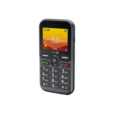 9. Doro Leva L10 6,1 cm (2,4") 120,7 g Schwarz Funktionshandy