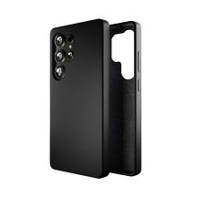 Puro Icon Mag Silikonhülle mit MagSafe für Samsung Galaxy S25 Ultra – Schwarz