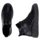 5. Schwarze Plateau-Ankle-Boots aus Lackleder für Damen, Rieker W2661-01