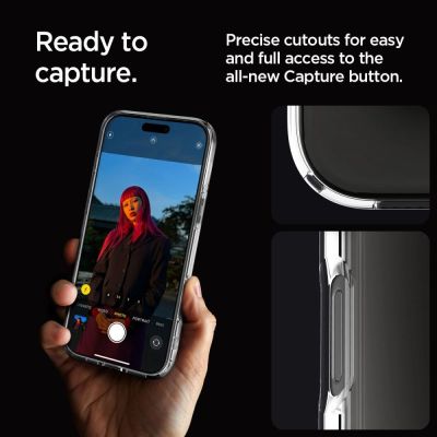 13. Spigen Ultra Hybrid-Hülle für iPhone 16 Pro – transparent