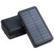 6. POWERNEED Faltbares Solarpanel mit Powerbank PV 9W 20000mAh Li-Poly 2x USB 2A Schwarz ES20000B